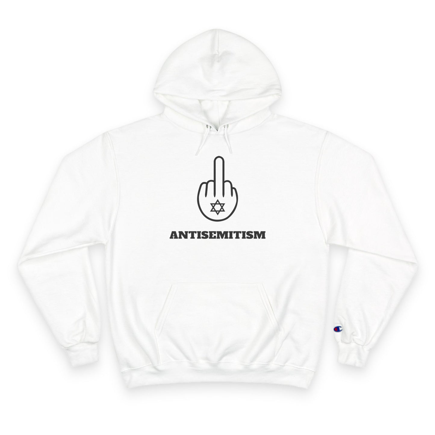 Champion Hoodie - F Antisemitism - Star of David